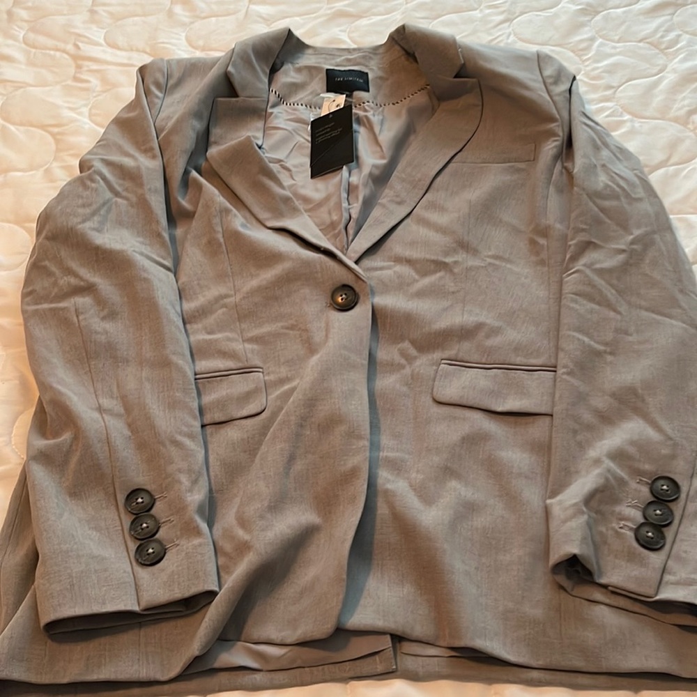 Brand new with tags! Size 16 heather gray dress blazer